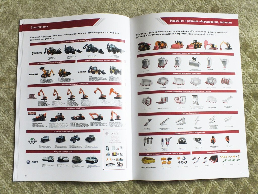 PROFESSIONAL PM-1000 Russian Skid Steer Loader Tractor Brochure 2025