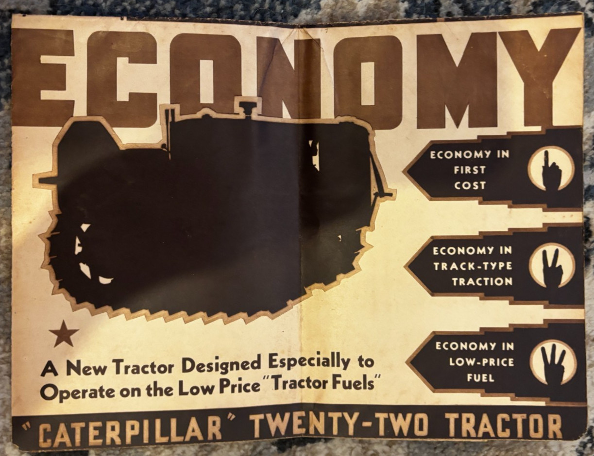 Caterpillar CAT 22 Crawler Tractor Brochure DCPA26
