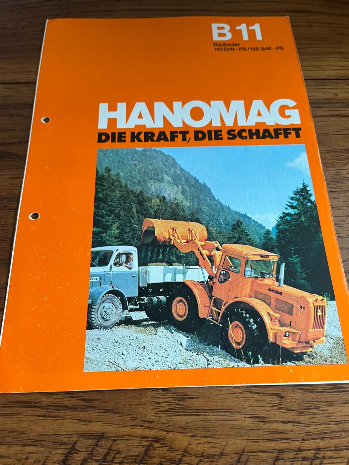 Hanomag B11 Wheel Loader Brochure AMIL2