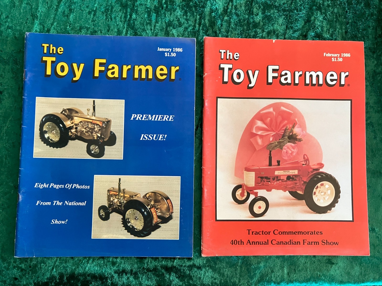 Vintage The Toy Farmer Magazine Lot of 6: Sept 1985 + January-May 1986