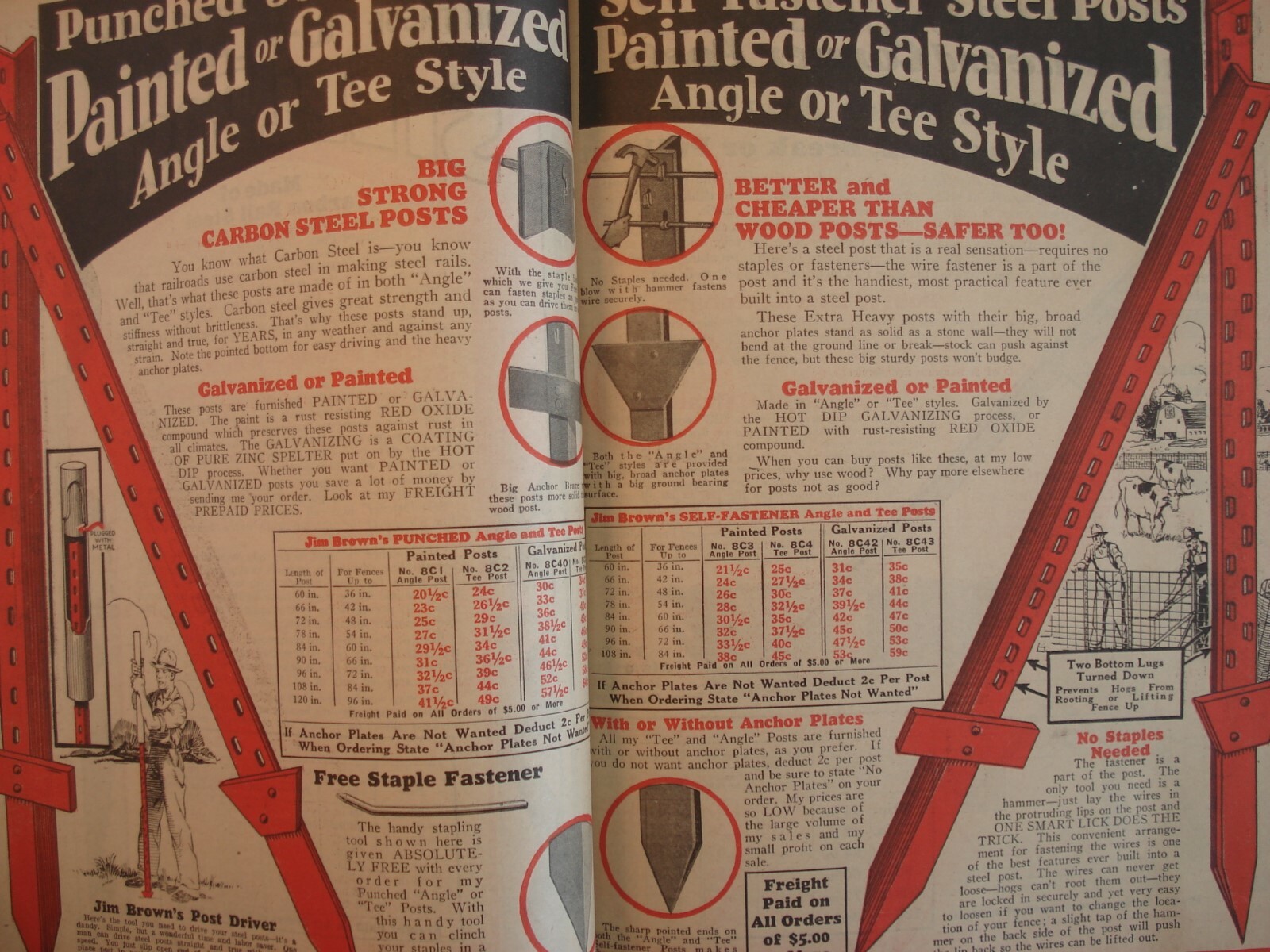 1932 CATALOG BROWN FENCE & WIRE AGRICULTURAL FARM POULTRY