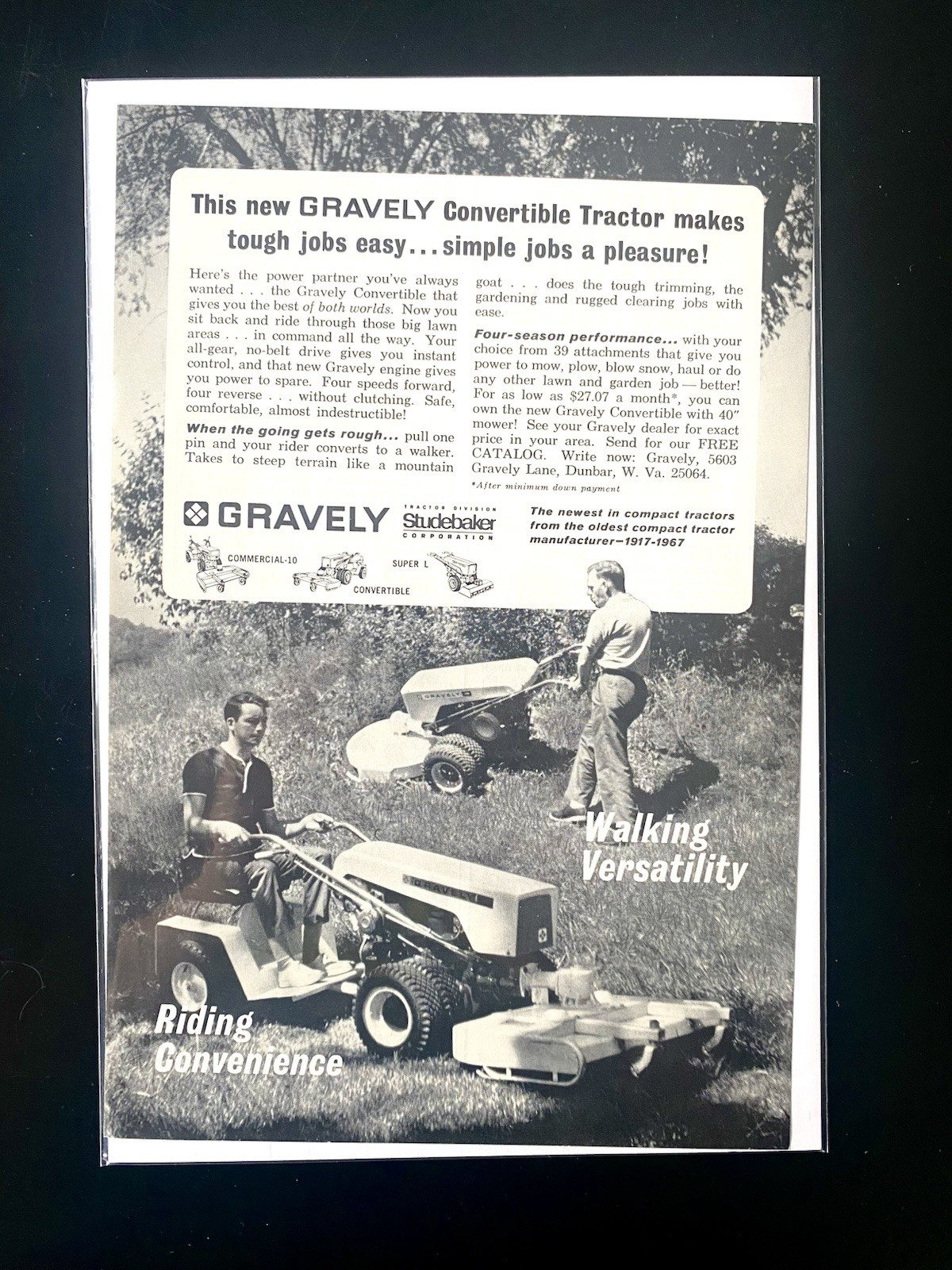 Lot 11 Vintage Lawn Tractor Ads 60s–70s Bolens Husky Gravely Cub Cadet GE