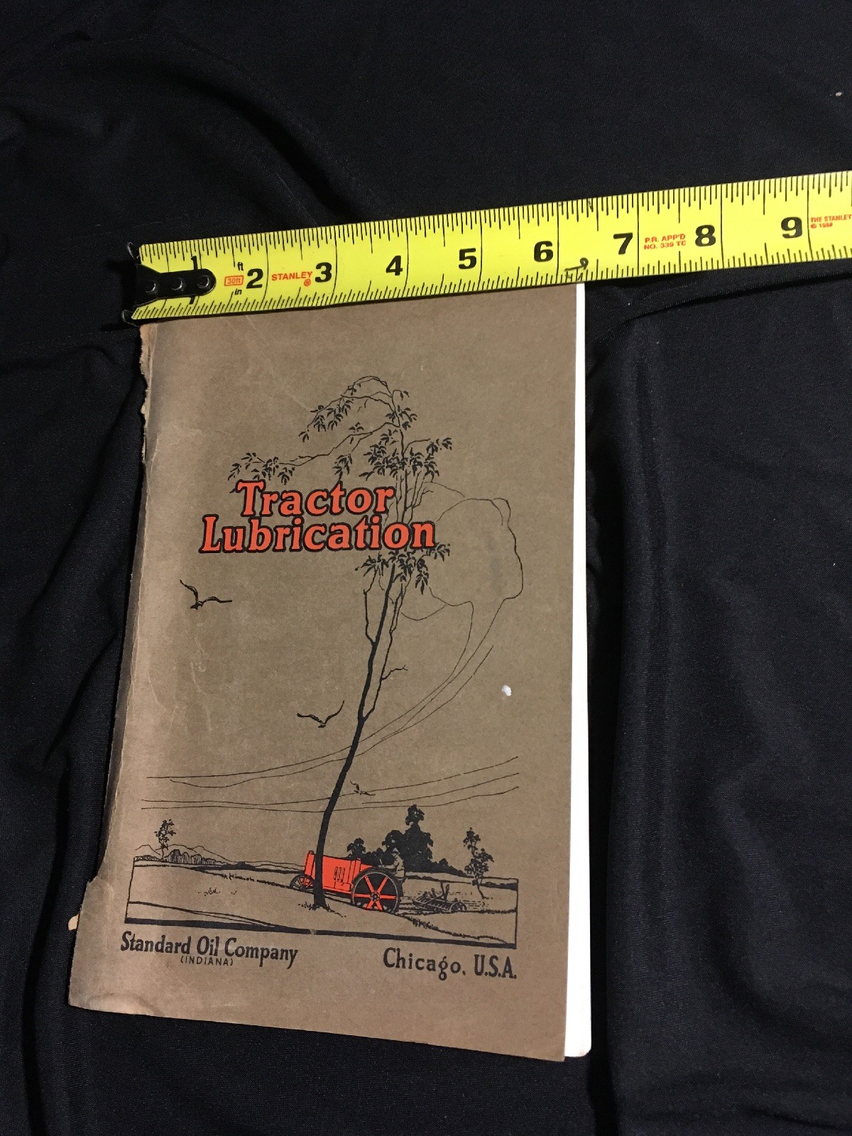 Antique 1919 Standard Oil Tractor Lubrication Manual