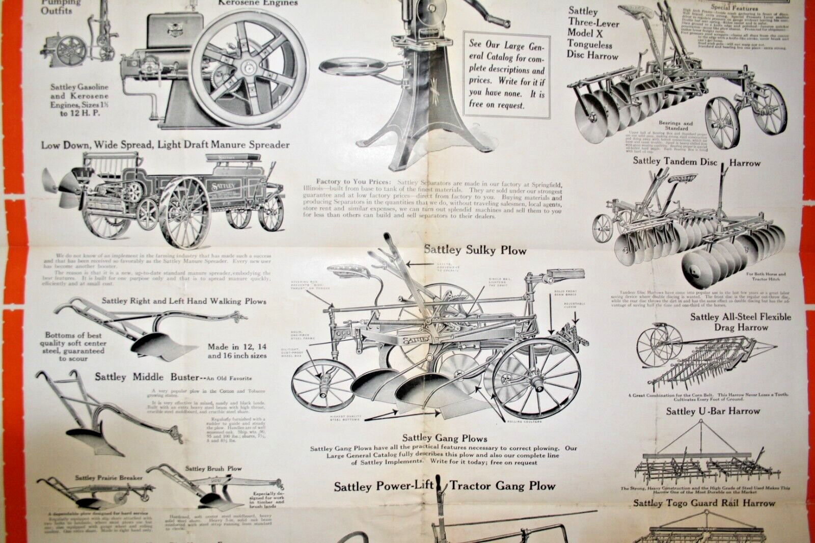 MONTGOMERY WARD FARM EQUIPMENT 1900