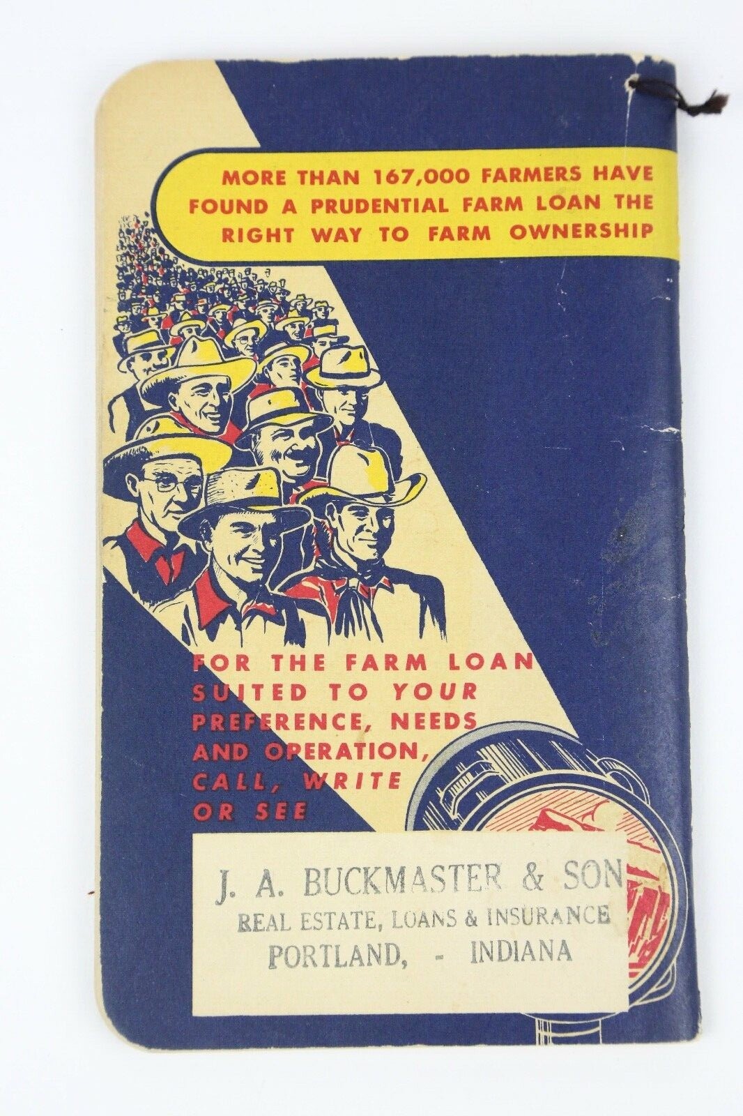 Vintage Farmers Hand Book Journal Ledger Stock Breeding Record notebook address