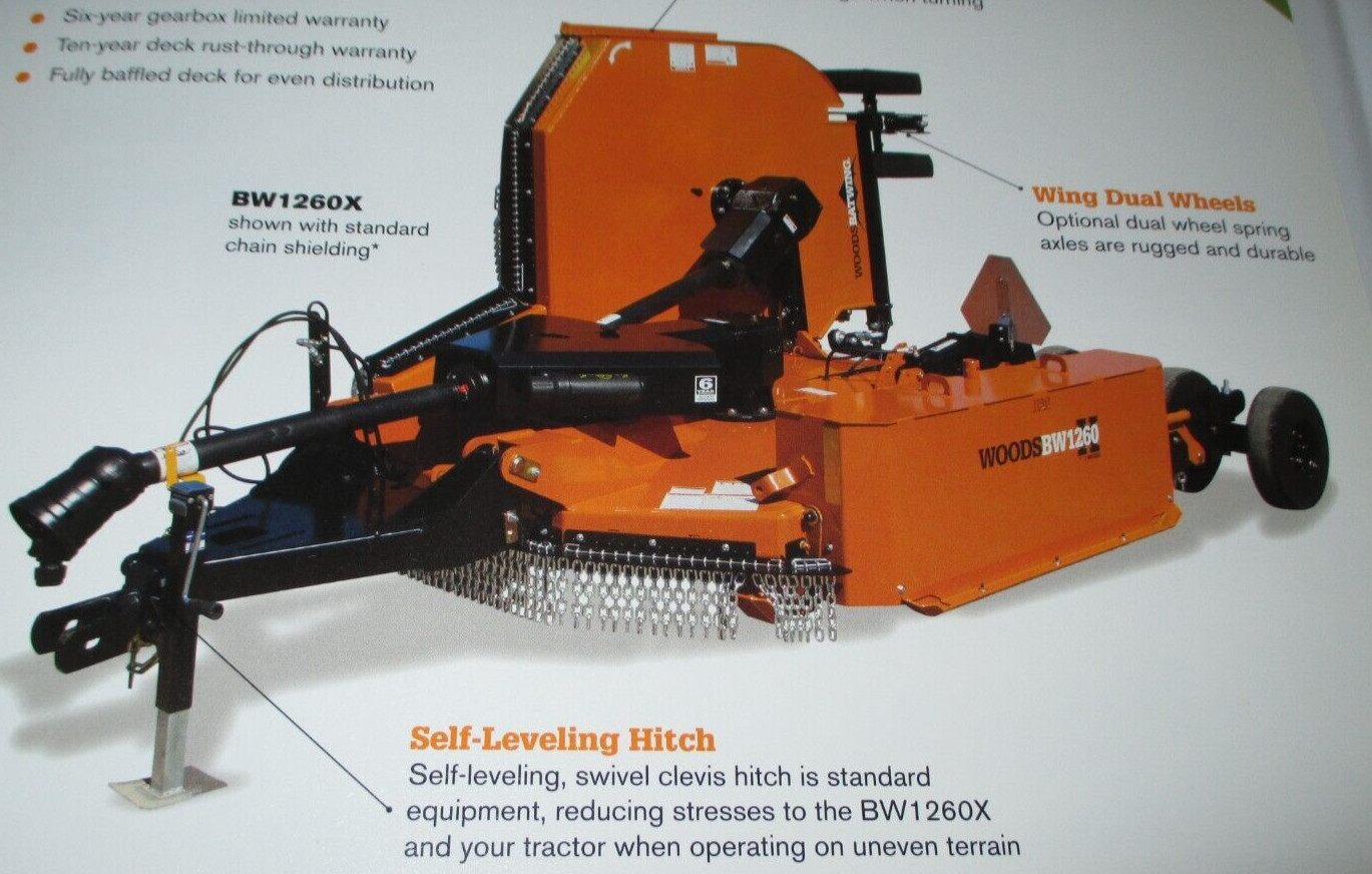 *Woods Batwing Cutters / Mowers Sales Brochure Models BW180X thru BW2400X 2013