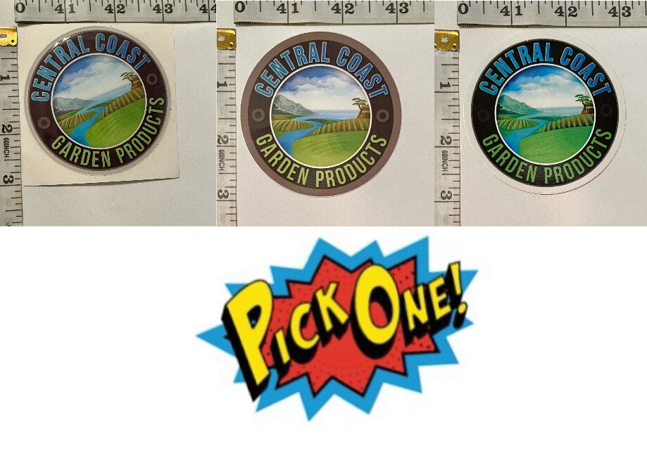 CENTRAL COAST GP Vinyl Sticker – Oregon, USA Cannabis Industry Advertisement