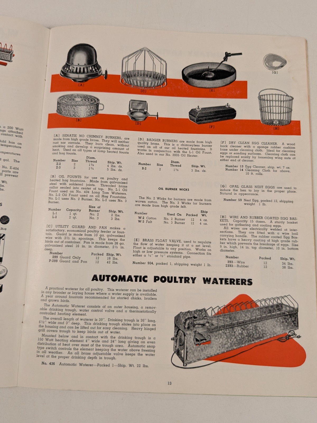 C1940-50s – American Excelsior Corp St Louis Mo Poultry Catalogue – B15