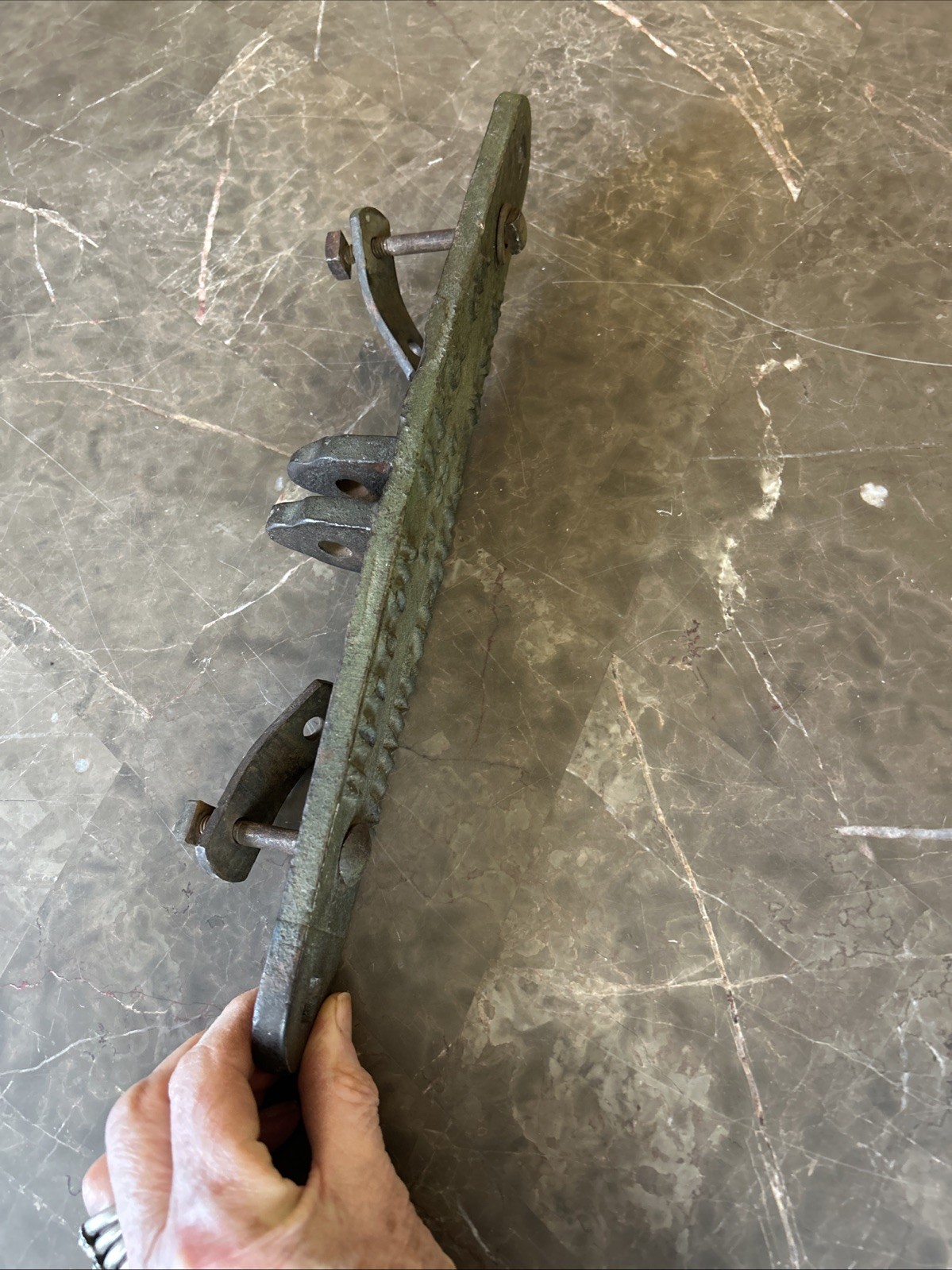 Antique Hudson Mfg Steam Engine Builder&rsquo;s Plate Threshing Machine Cast Iron