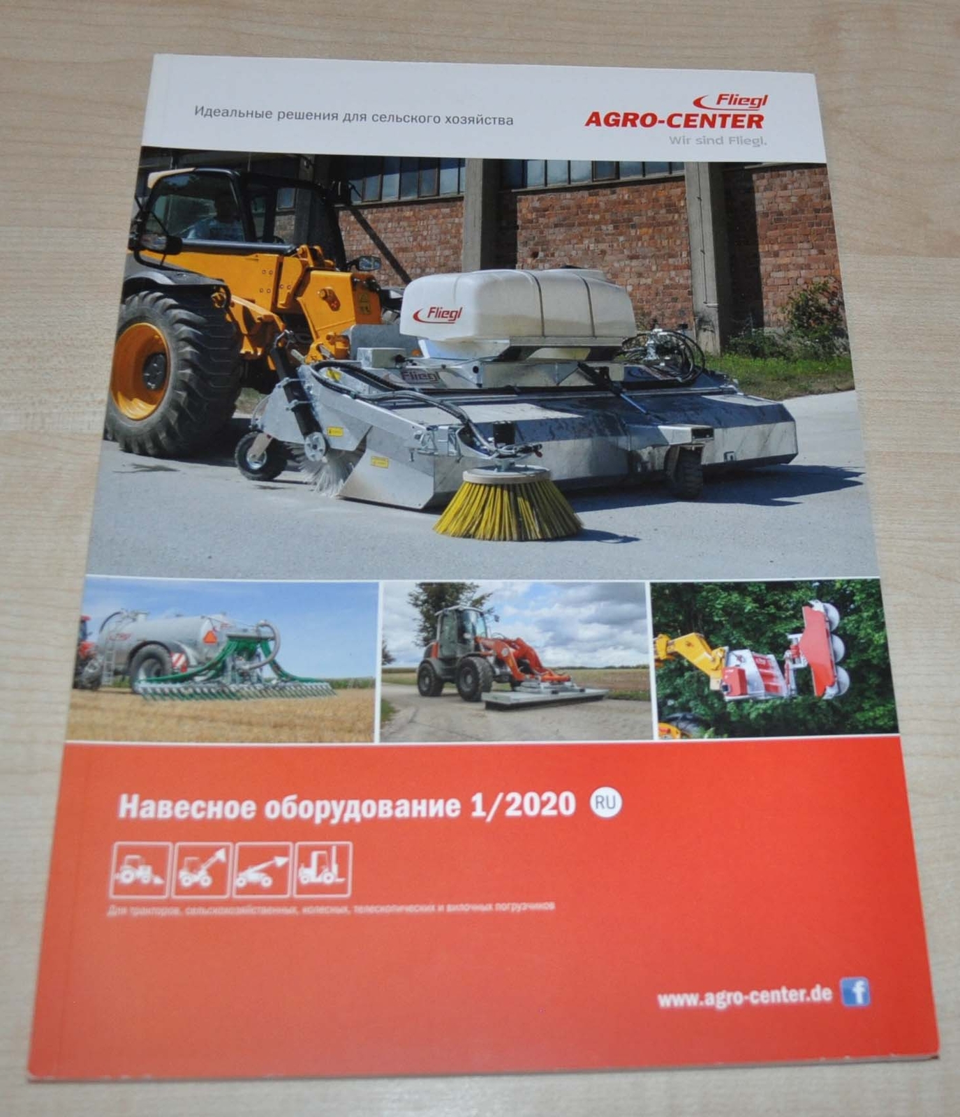 Fliegl 1/2020 Attached Agricultural Equipment Tractor Brochure Prospekt RU 156p