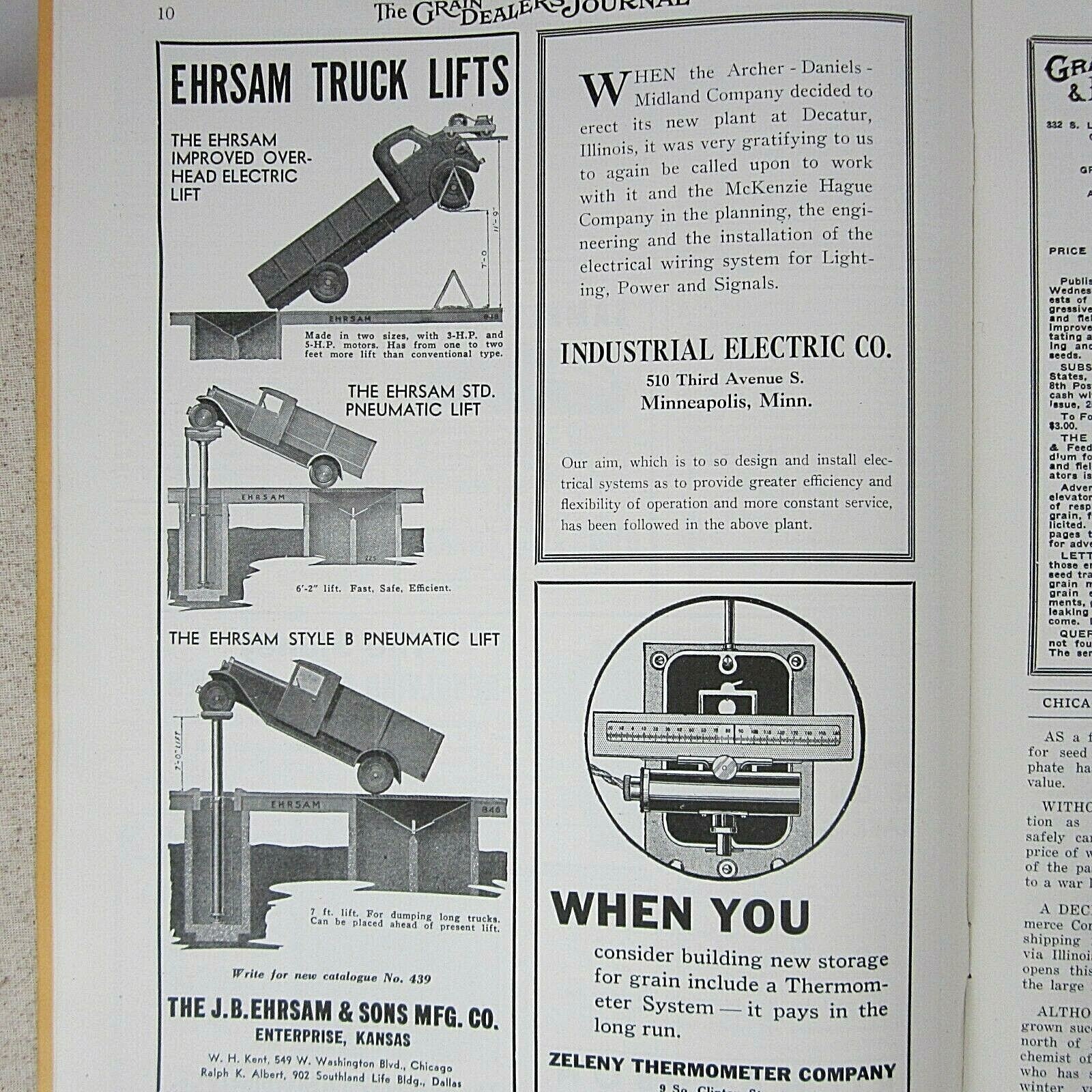 Grain & Feed Farm Journals Magazine 1941 Farm Agriculture Nice Advertising