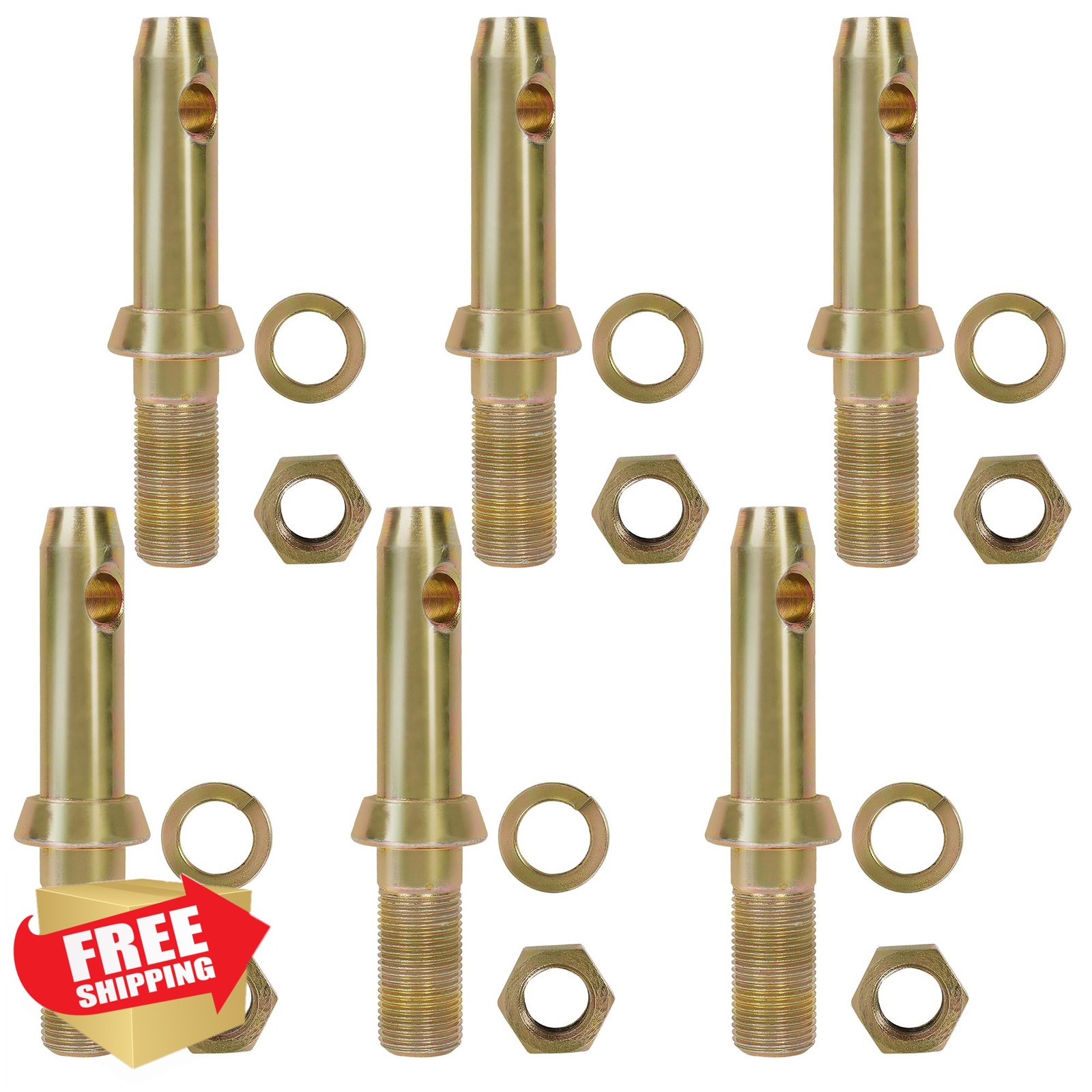 VIRTIONZ Hitch Pin Cat 1 6 Pack