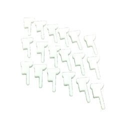 KRain P1009955 White Timing Pins Bag Of 18
