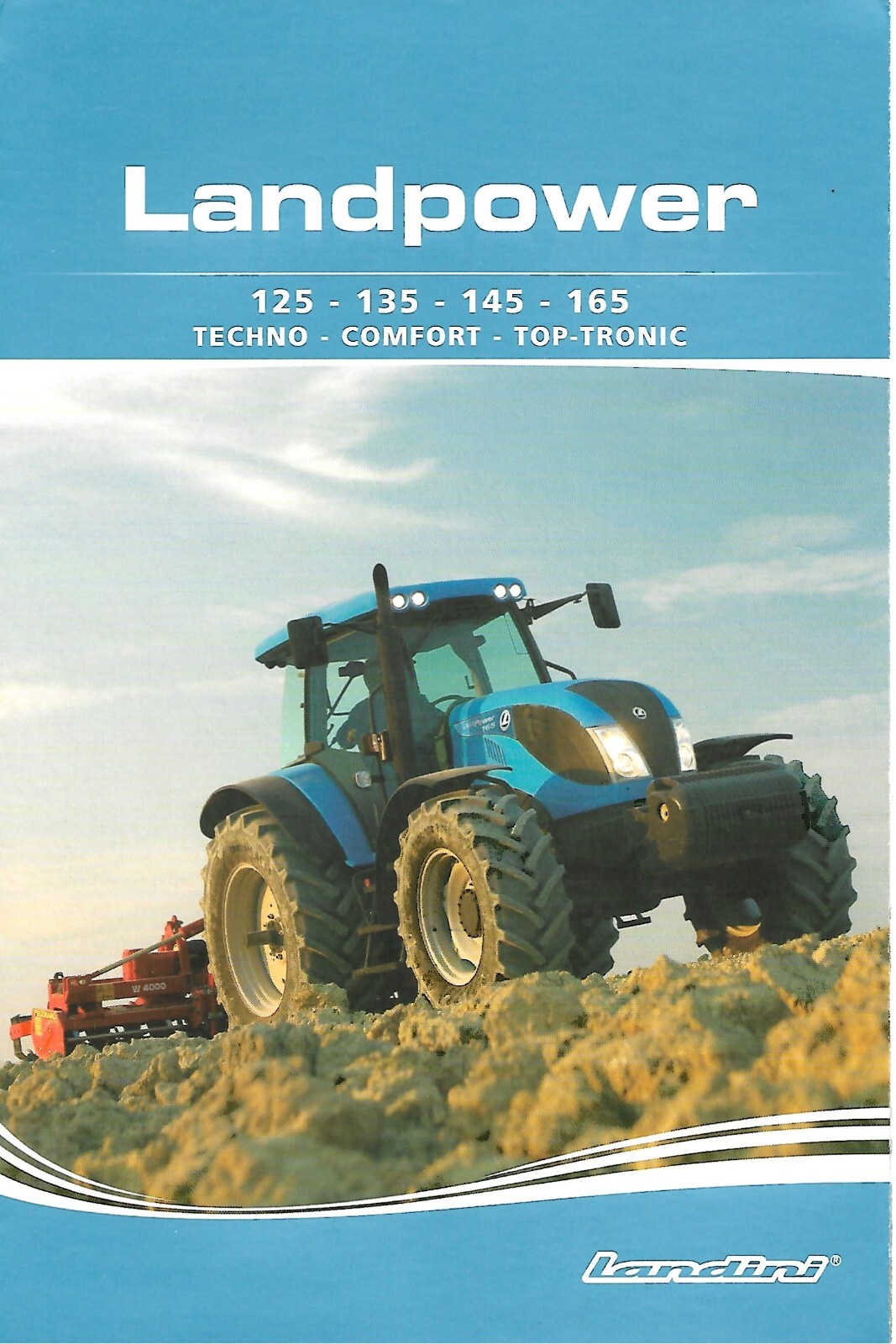 Farm Tractor Brochure – Landini – 125 135 145 165 Landpower – 2009 (F8154)