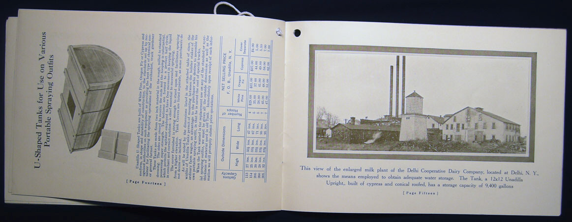CIRCA 1918 UNADILLA SILO COMPANY NEW YORK CATALOG ILLUSTRATED INSTALLATIONS