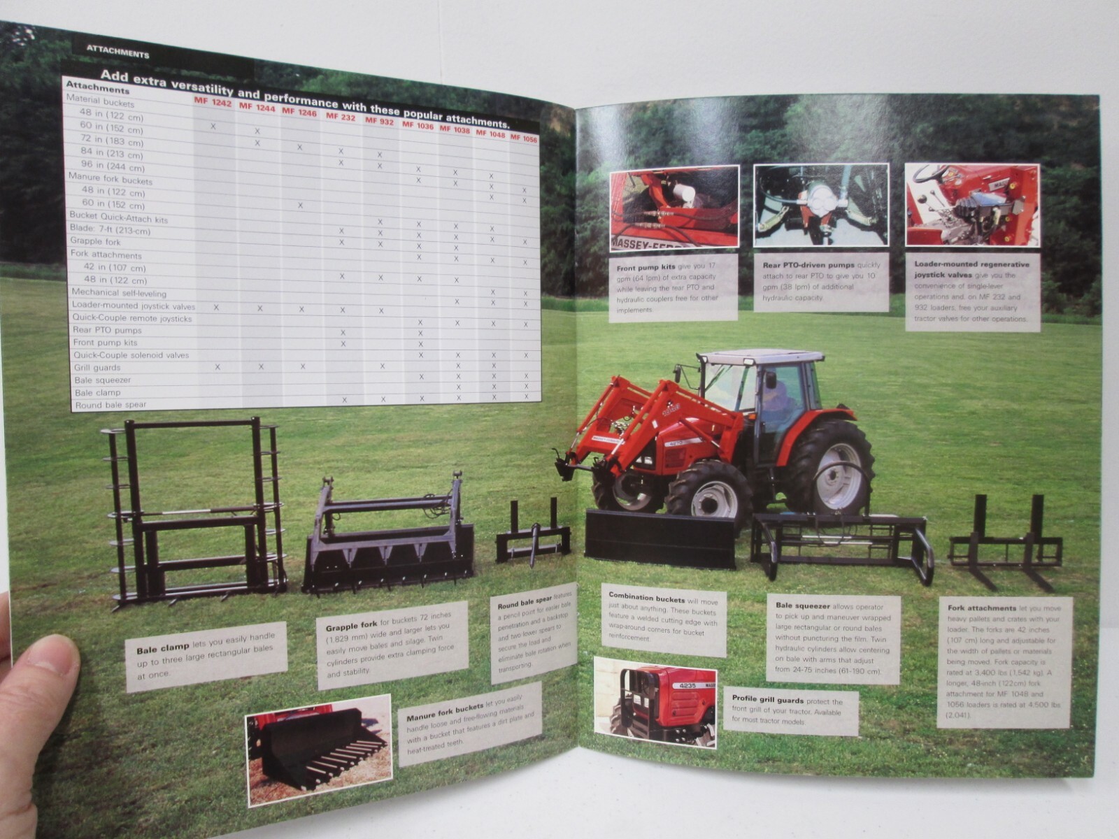 Massey Ferguson MF Loaders For Compact & Agricultural Tractors Sales Brochure