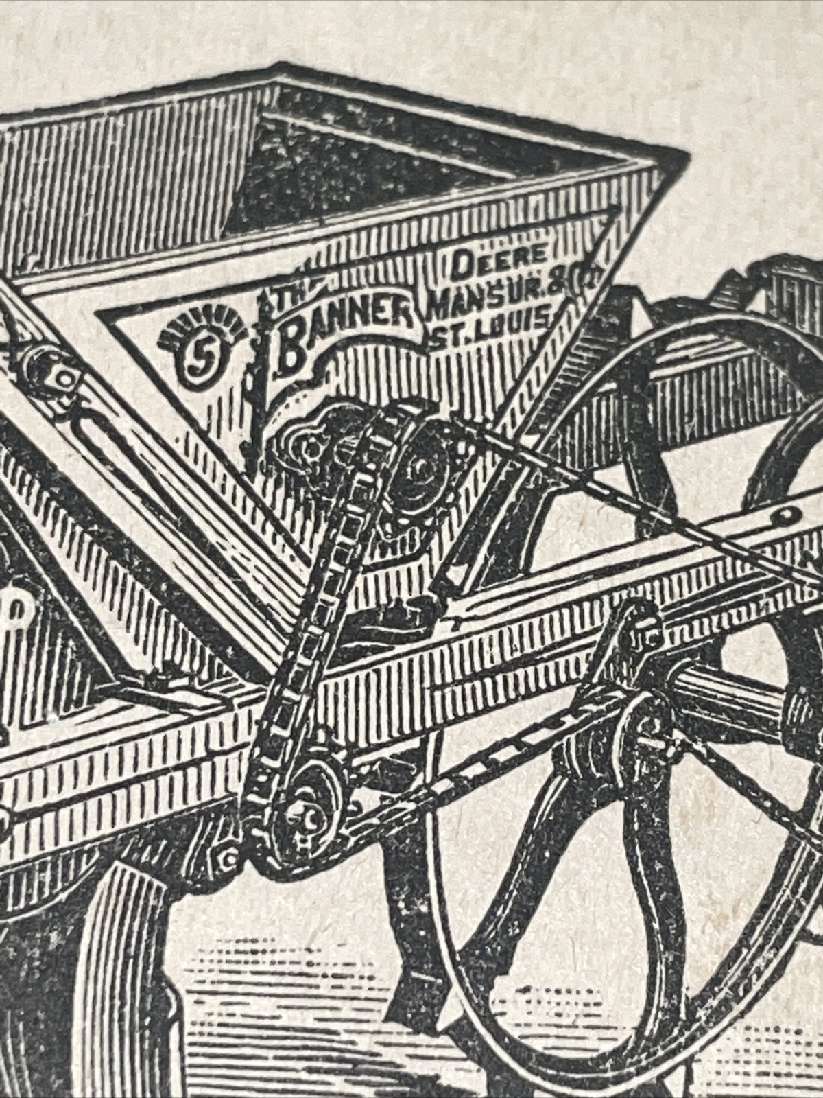 1891 Baldwin – Banner Planter – Deere – Farm Advertising – New Orleans – LA