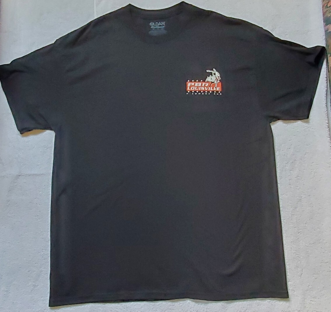 PBR Louisville A Cowboy Bar Farm Machinery Show Tractor XL T-Shirt Go All Night