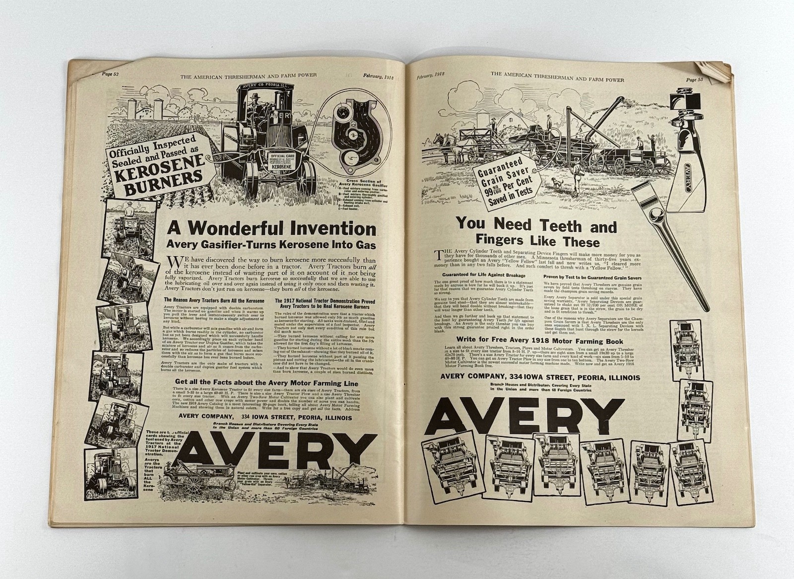 The American Thresherman & Farm Power MAGAZINE February 1918 MADISON, WIS.