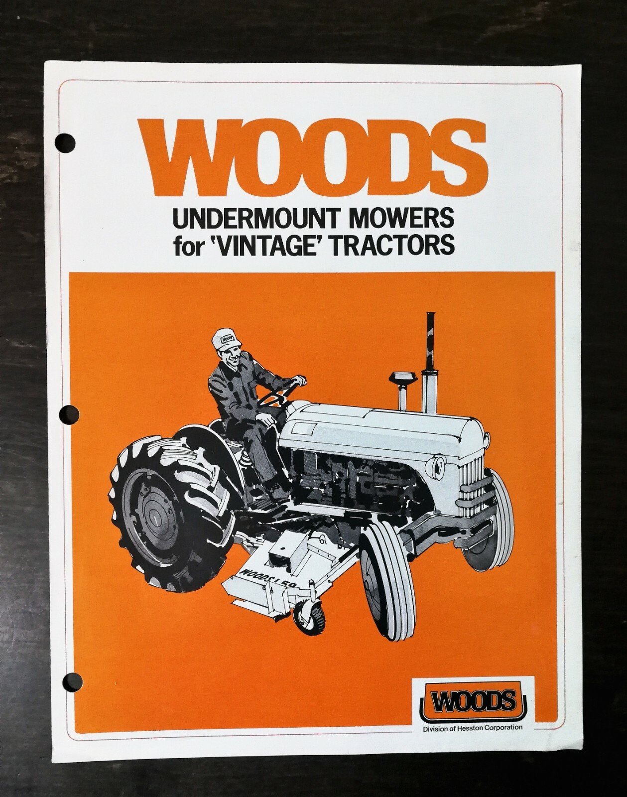 Vintage Woods Undermount Mowers Tractor Dealership Brochure