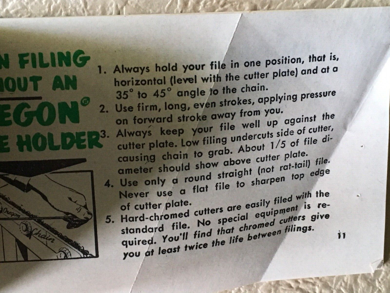 1954 Oregon Chipper Chainsaw Co Instruction Booklet Advertising Portland