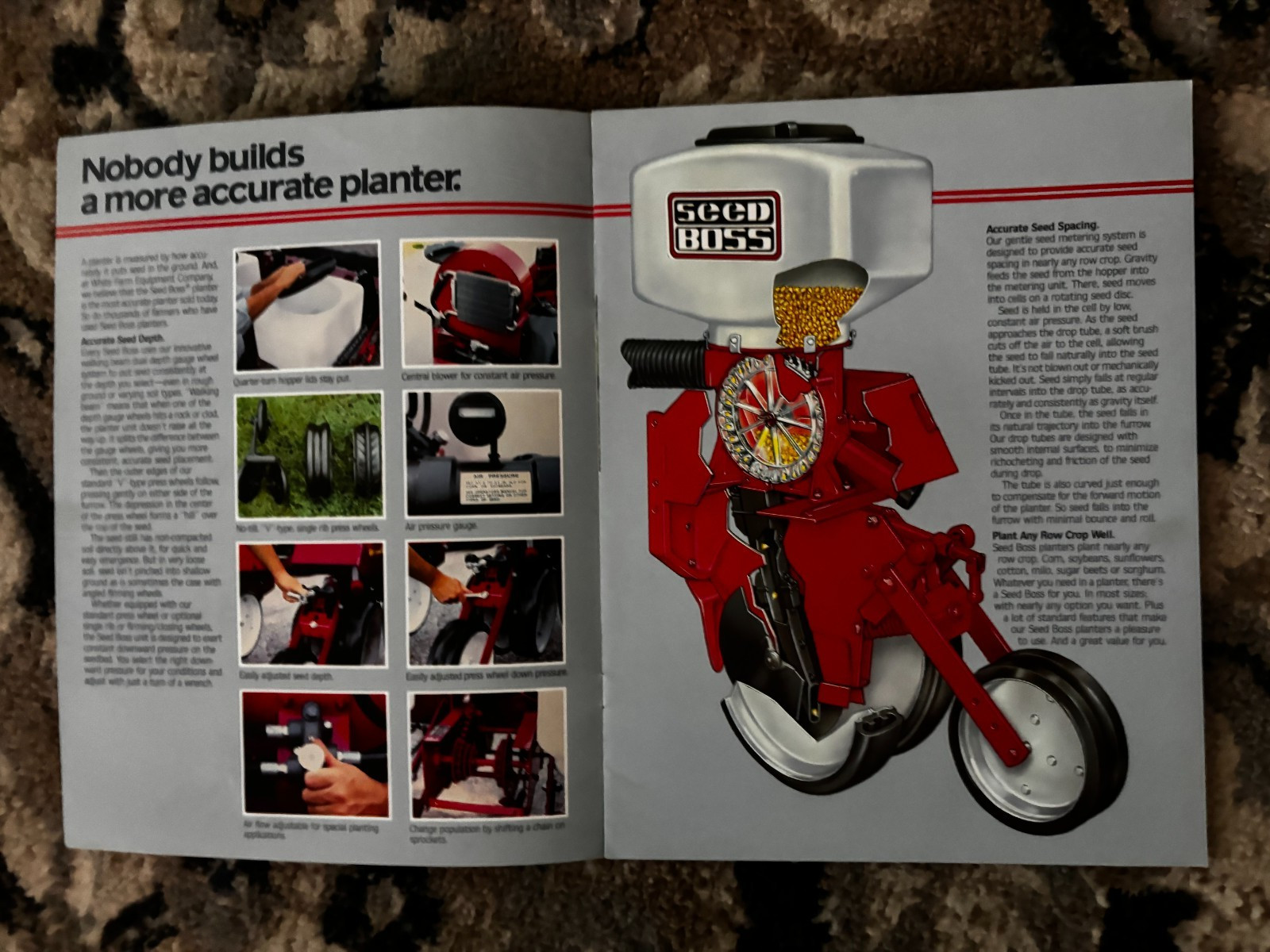 White Tractor 5100 5700 Planters For 1982 Brochure DCPA26