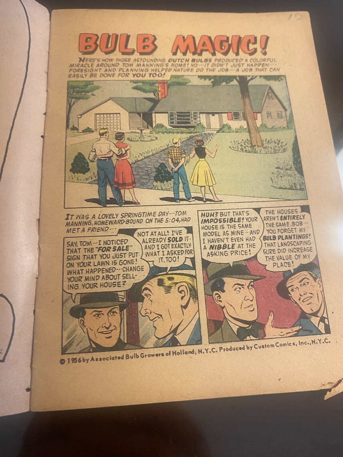 Vintage Ephemera – 1956 Bulb Magic Pamphlet – Bulb Growers Of Holland