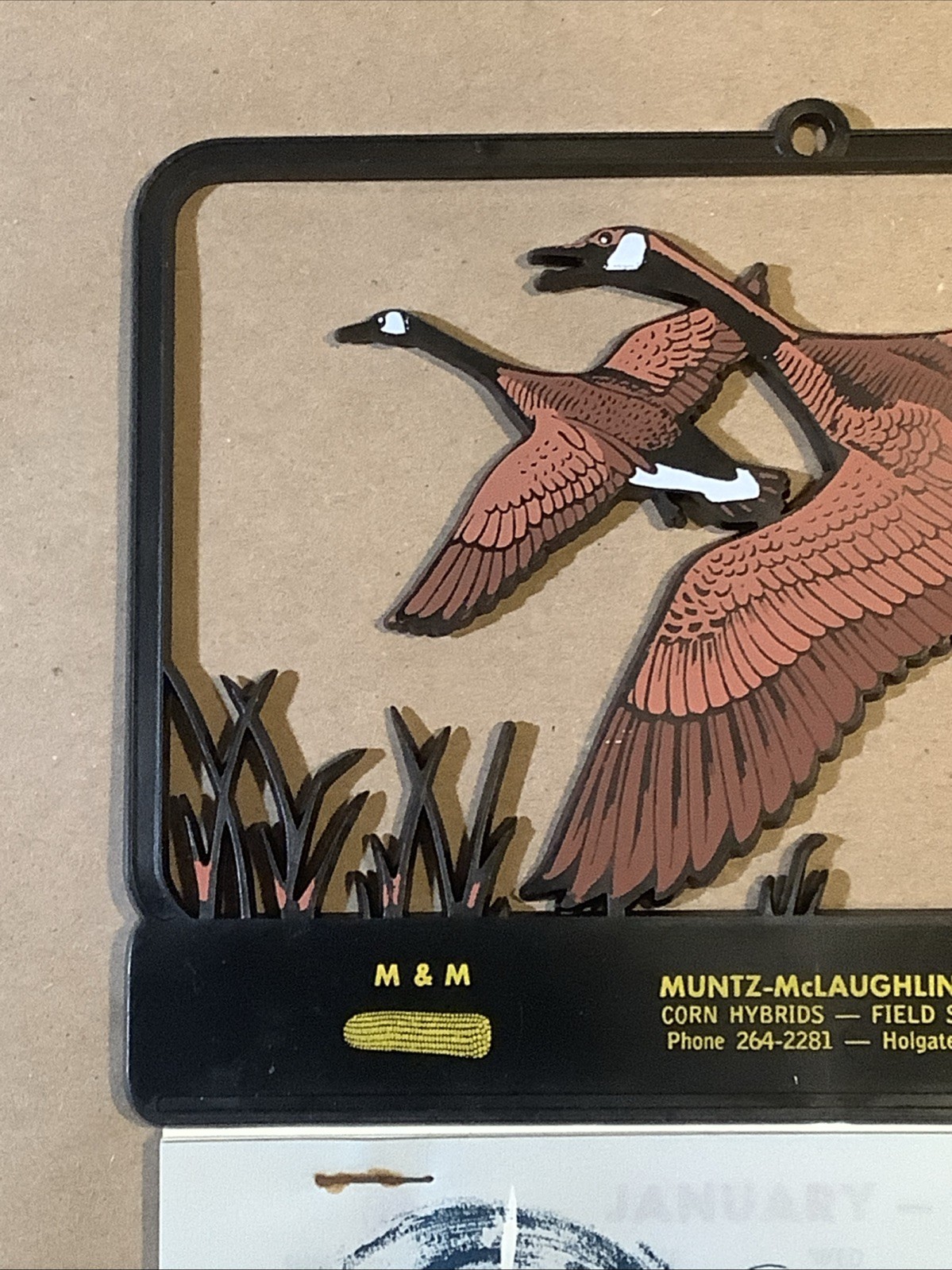 1964 Muntz-McLaughlin Co. Calendar Canada Geese Holgate OH INV-AA23