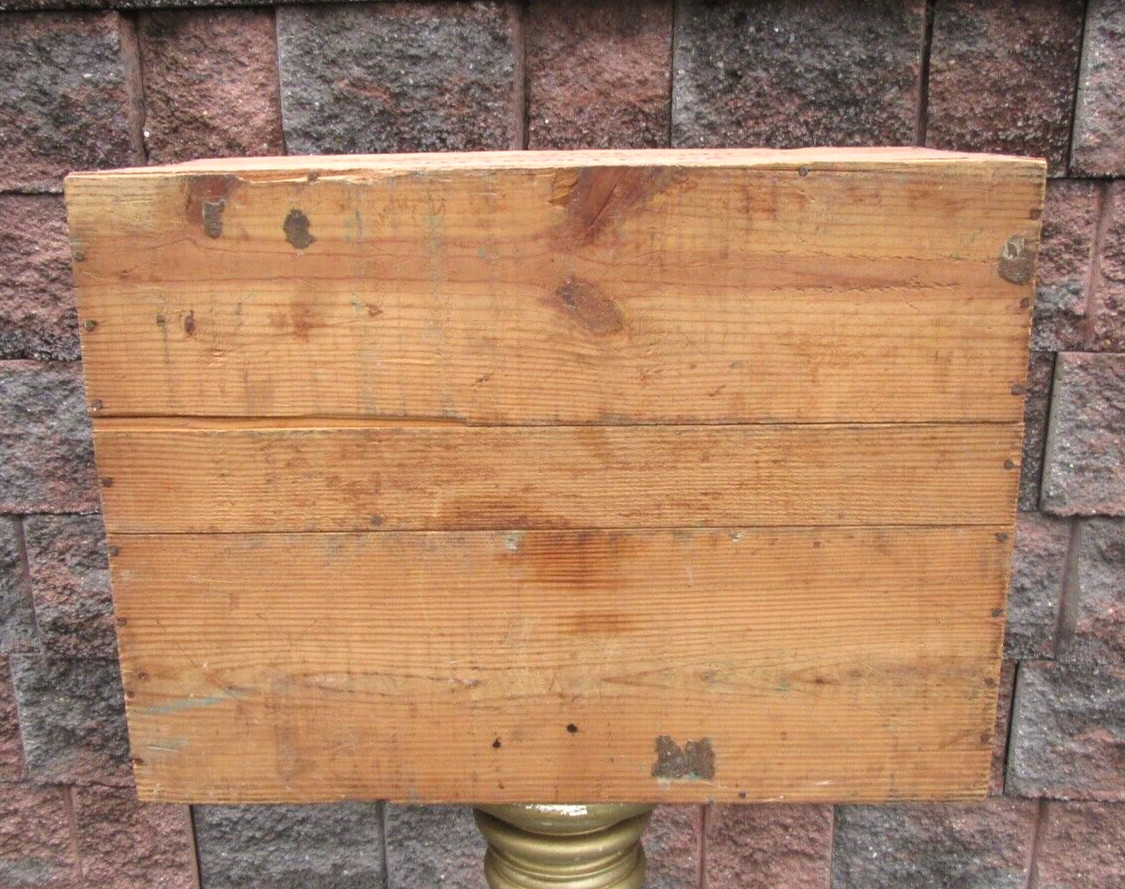 Vintage Jacob Ulmer Advertising PORK PACKERS Pottsville Pa Wood Shipping Crate
