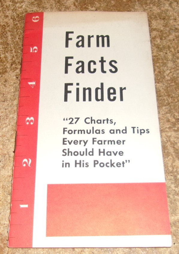 1965 M+W gear co. farm facts finder pocket guide in good shape used