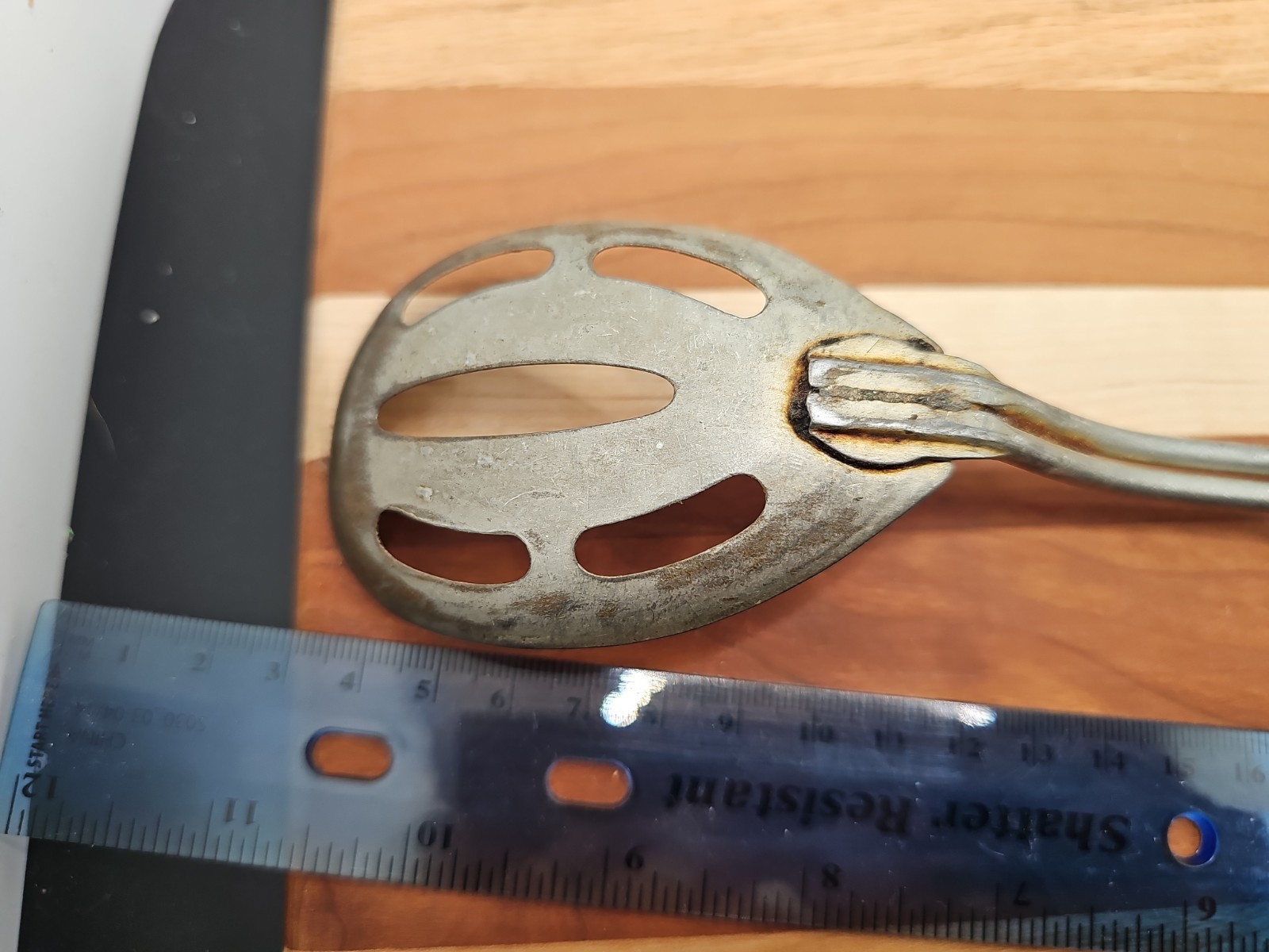 Vintage Steele-Siman & Co Sioux City Iowa Advertising Slot Spoon Bottle Opener