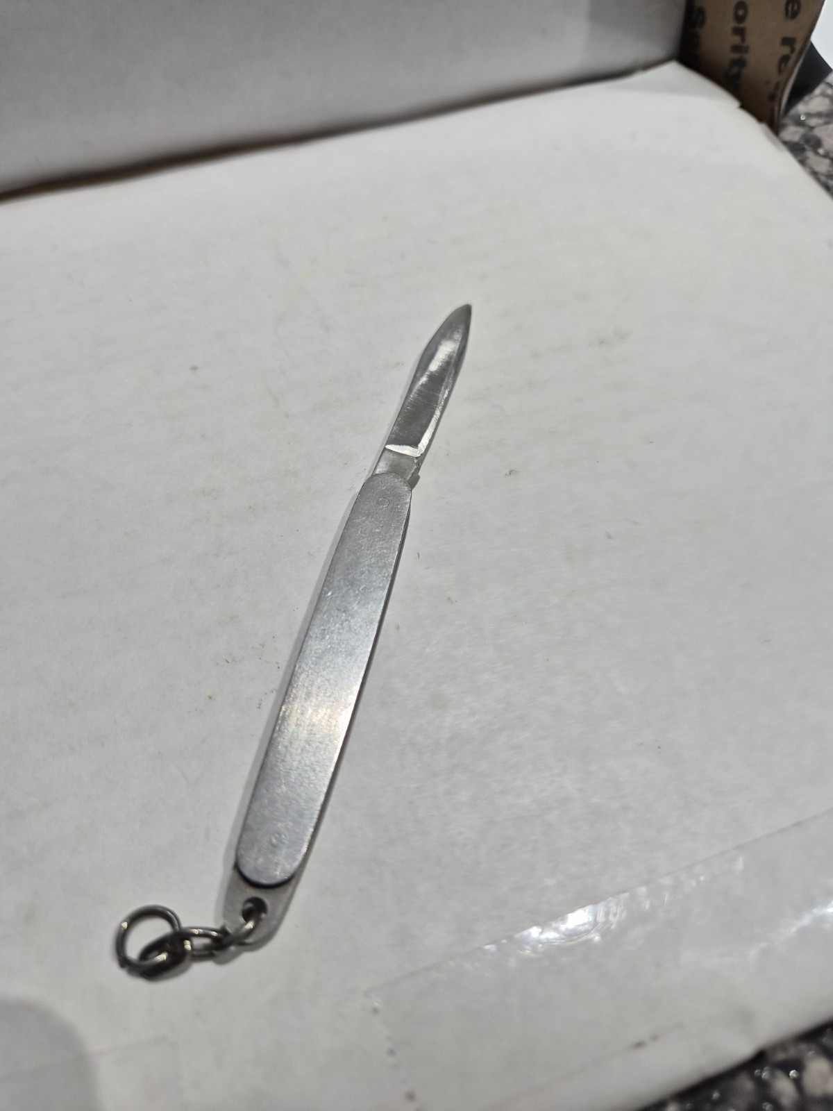 Vintage American State Bank Of Erskine Minnesota Advertising Pocket Knife 3&Prime;