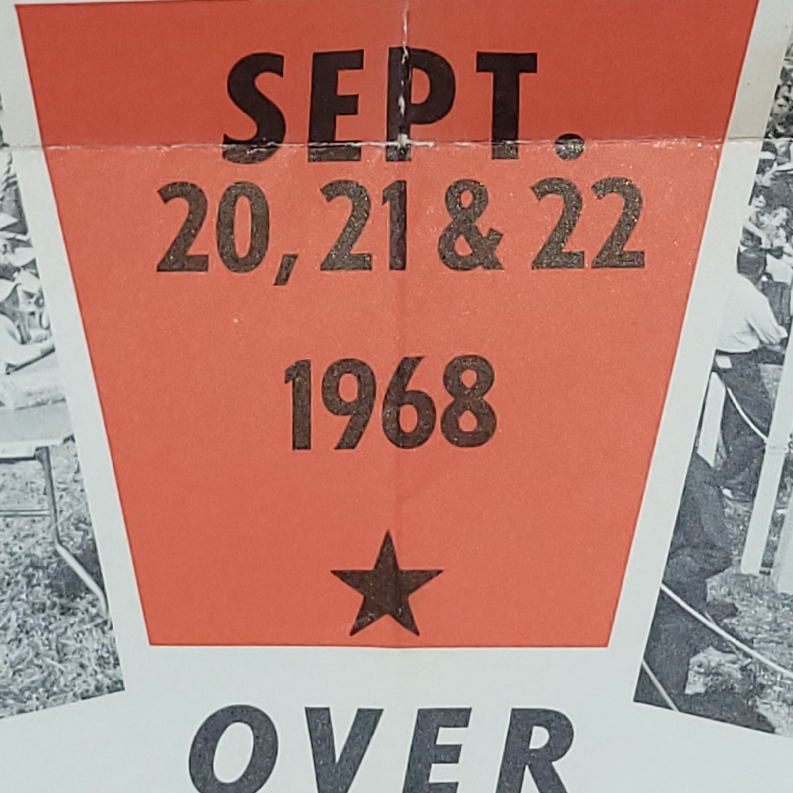 RARE 1968 Farm Power 14 Annual Show Gettinger Farms Sullivan IN. Poster