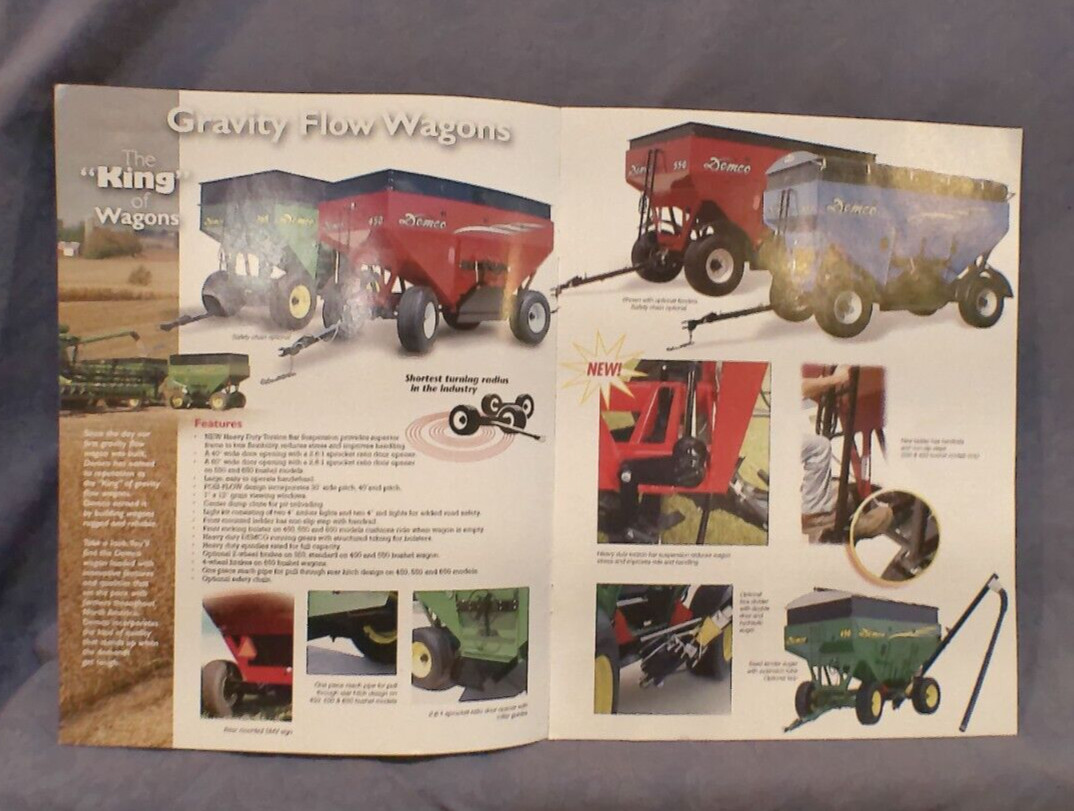Demco The « King » Of Wagons And Grain Carts Sales Brochure