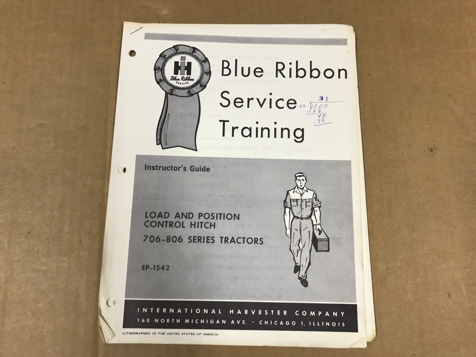 VTG Blue Ribbon Service Training- Load & Position Control Hitch 706-806 Tractors