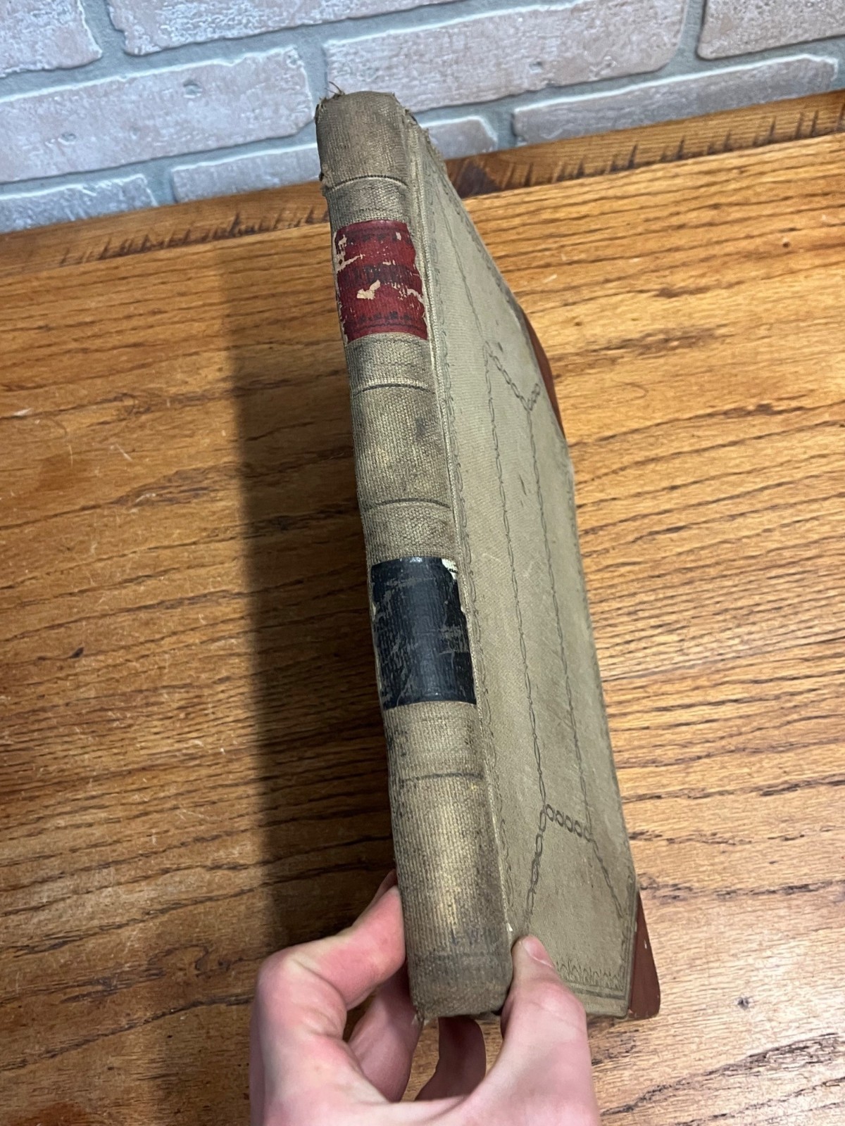 Vintage 1930s Frank Georgeson Farm Implement Dealer Ledger Book Redgranite, Wis