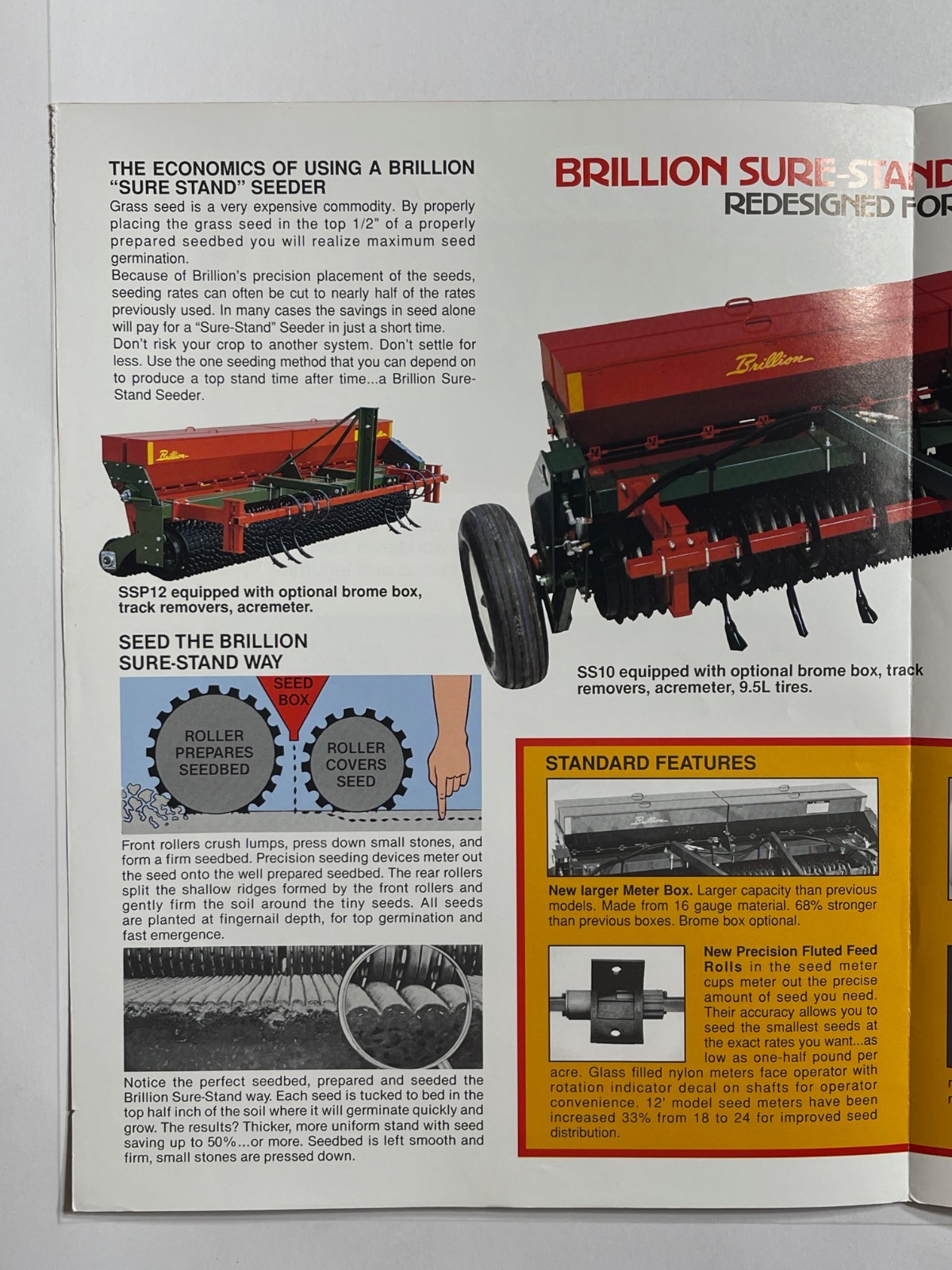 Brillion Grass Seeders – Sales Brochure *Showroom Dealer Item*