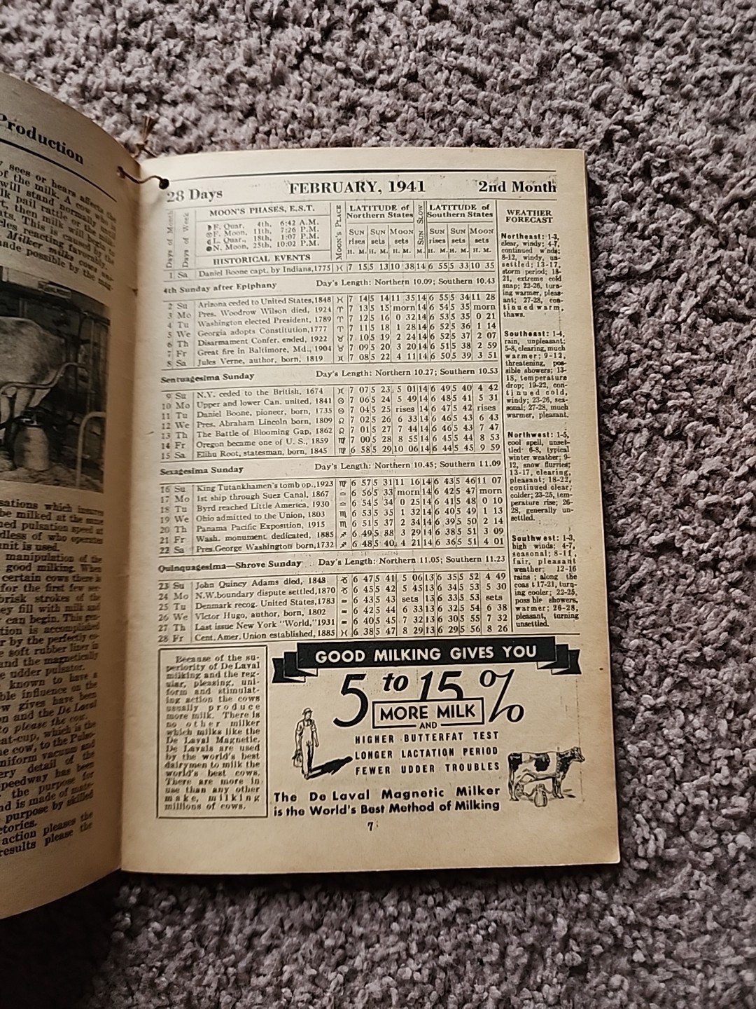 De Laval Handy Reference Yearbook 1941 A. L. Danek SILVER LAKE MINN.