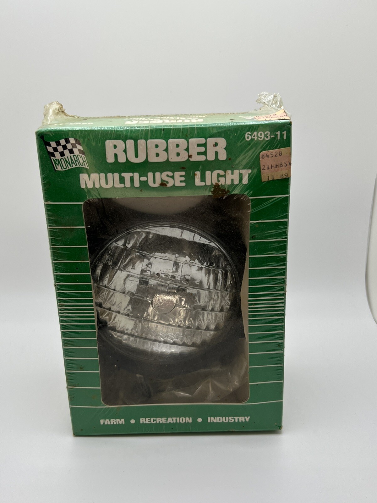 Vintage Monarch Rubber Multi-Use Light Farm Recreation Industry 6493-11 Sealed