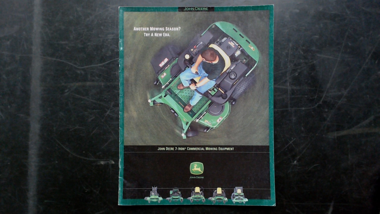 John Deere 7-Iron Commercial Mowing Equipment Vintage Brochure