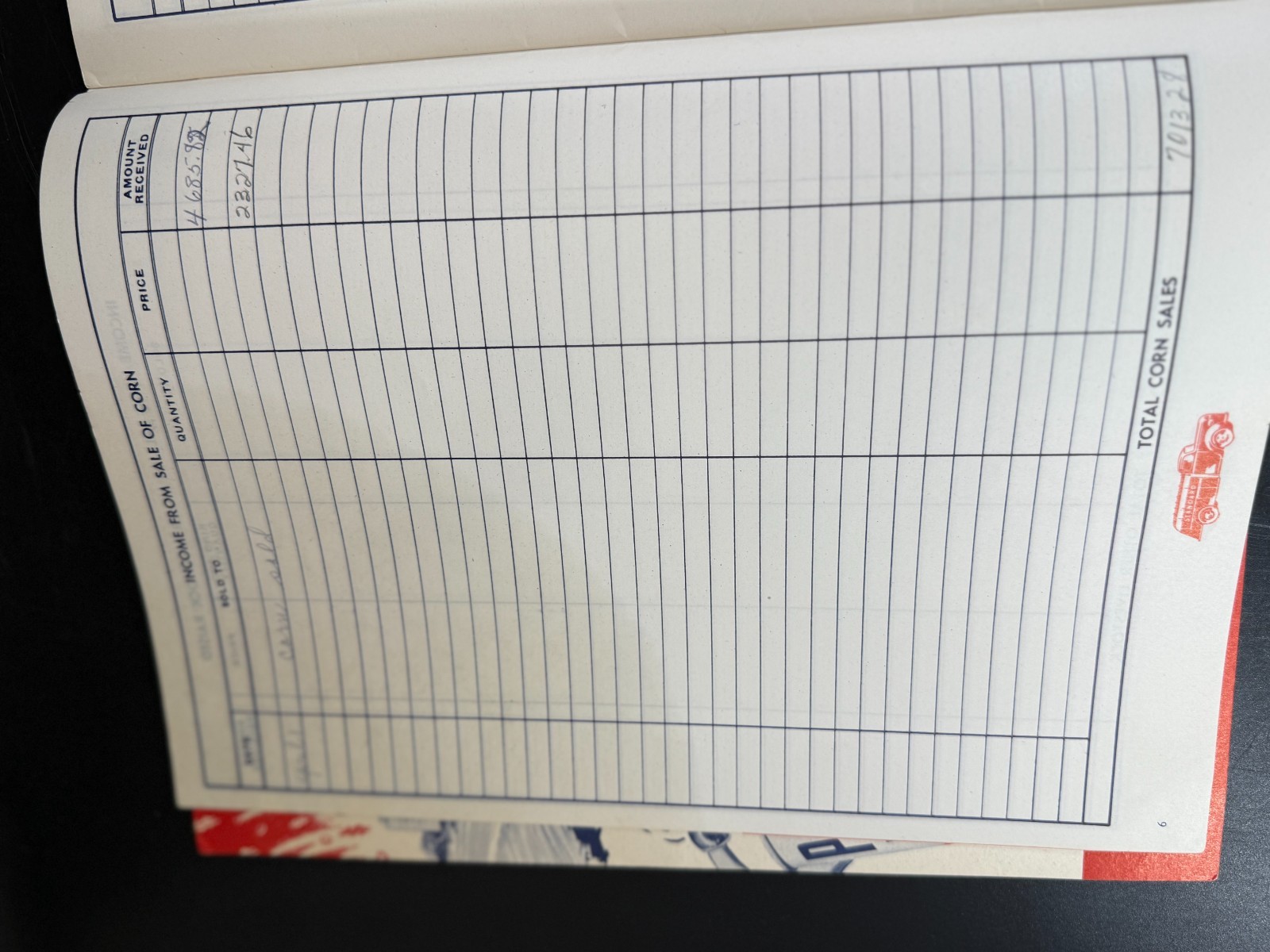 1976 Standard Oil Farm Record Book Howard Peters – Michigan