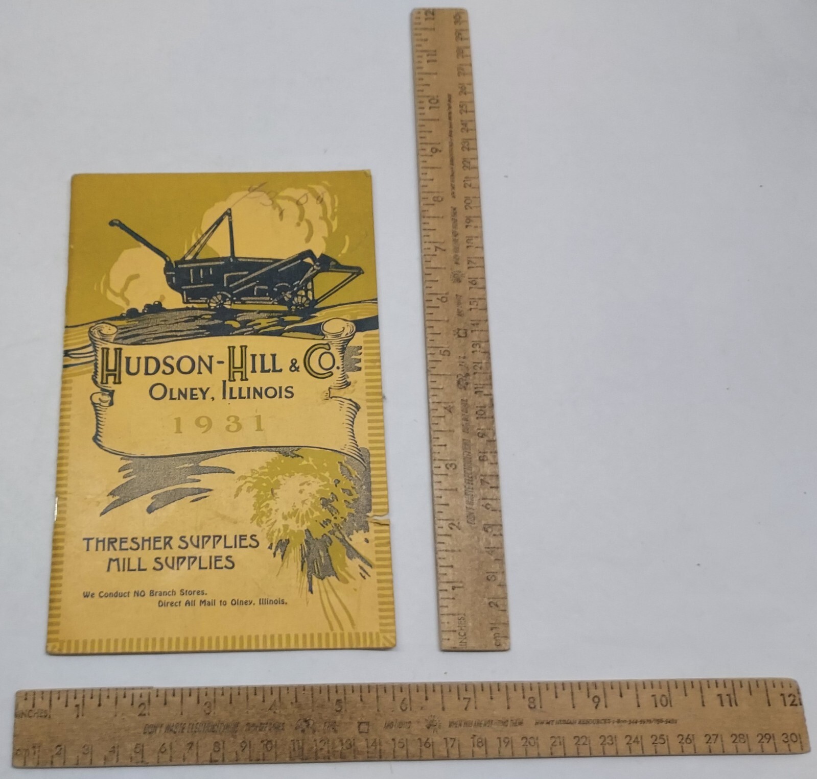 1931 – THRESHER SUPPLIES / MILL SUPPLIES – HUDSON-HILL & CO – listing #5347
