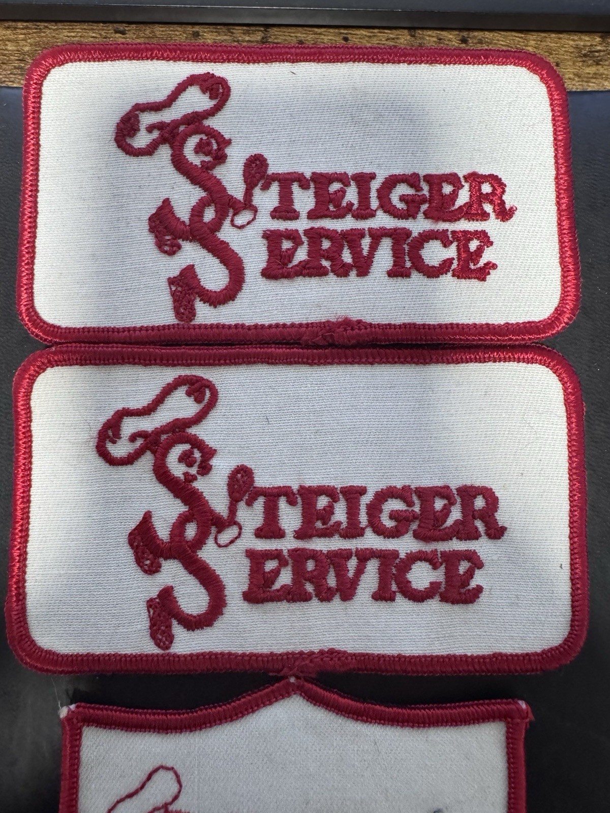 3 Vintage Steiger Service Patches – Tractor Agriculture Advertising