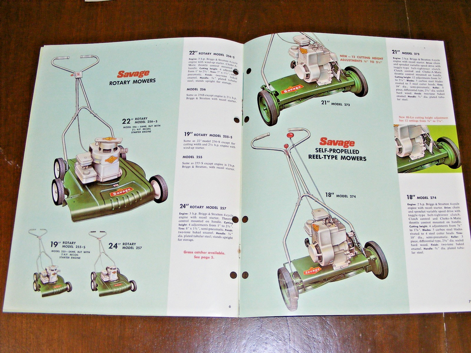 1961 Savage Mowers Catalog – NICE CONDITION