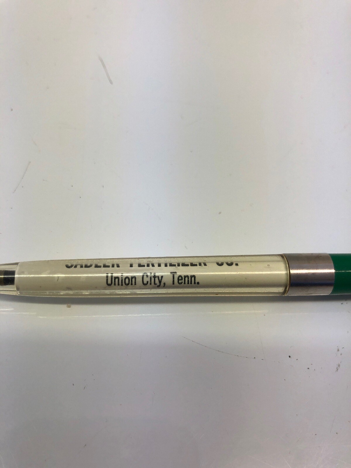 Sadler Fertilizer Company Union City Tn Tennessee Advertising Pen Does not work