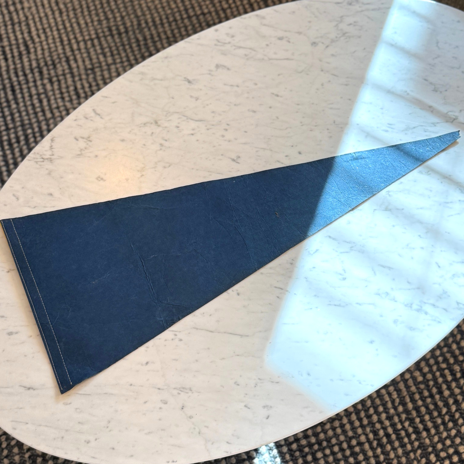 Vintage Indiana State Fair Felt Wall Pennant – Americana Mid Century Decor Art