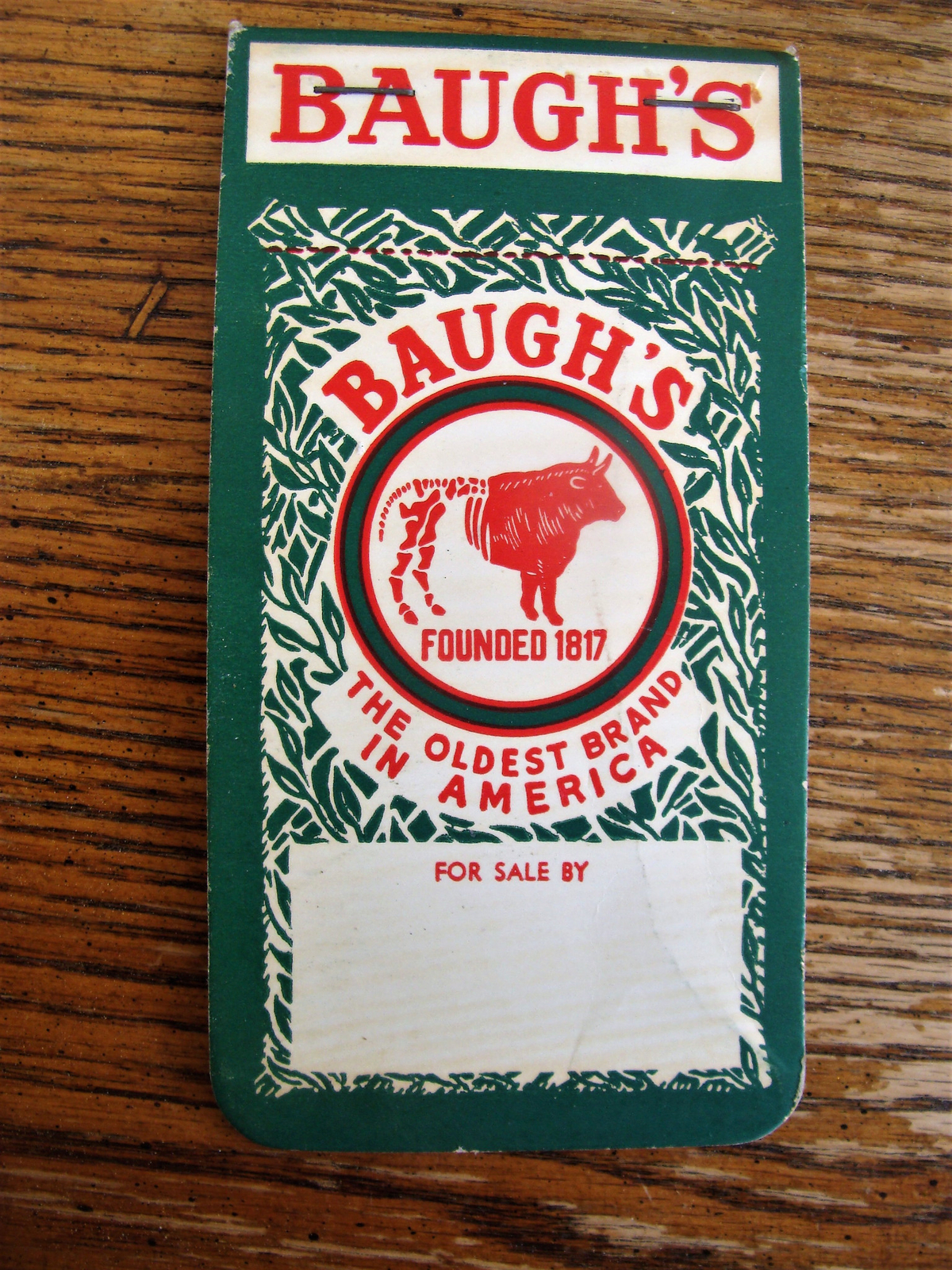 Vtg NOS Baugh&rsquo;s Premium Plant Food Soil Builder Pocket Memo Book Exc Cond