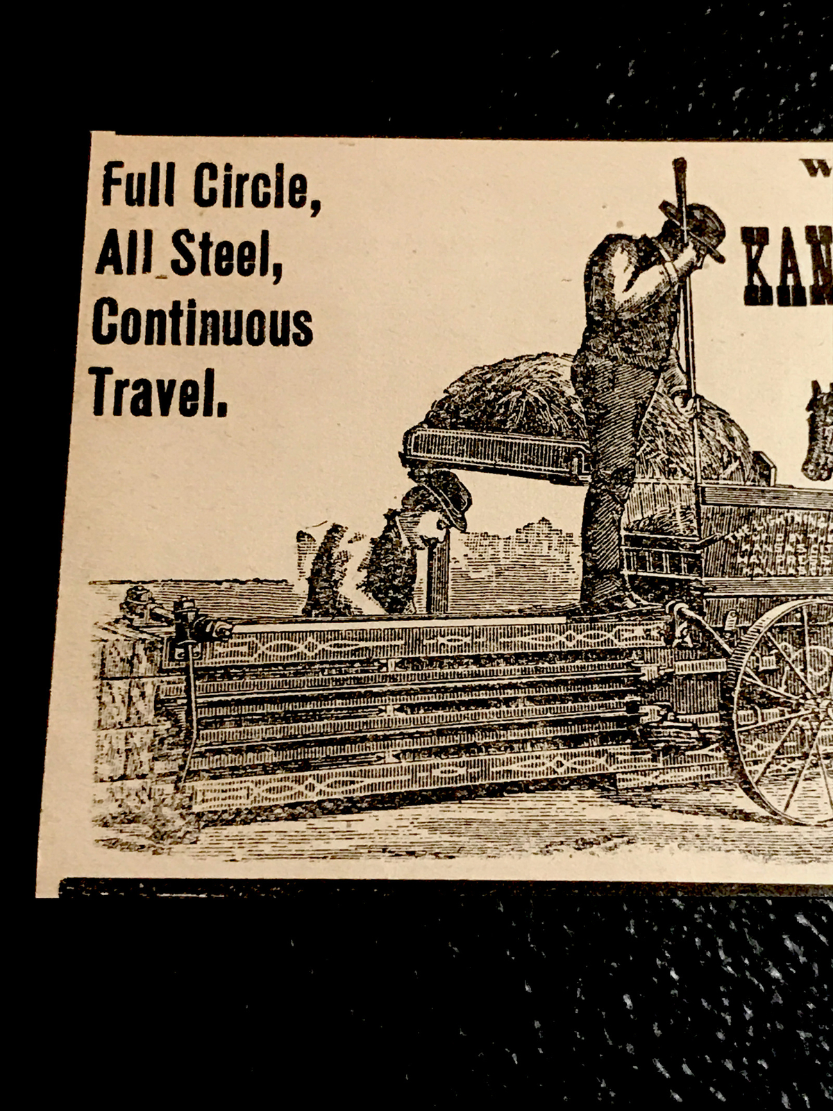 1893 Kansas City Hay Press Co. Farm Advertising – Kansas City – Missouri