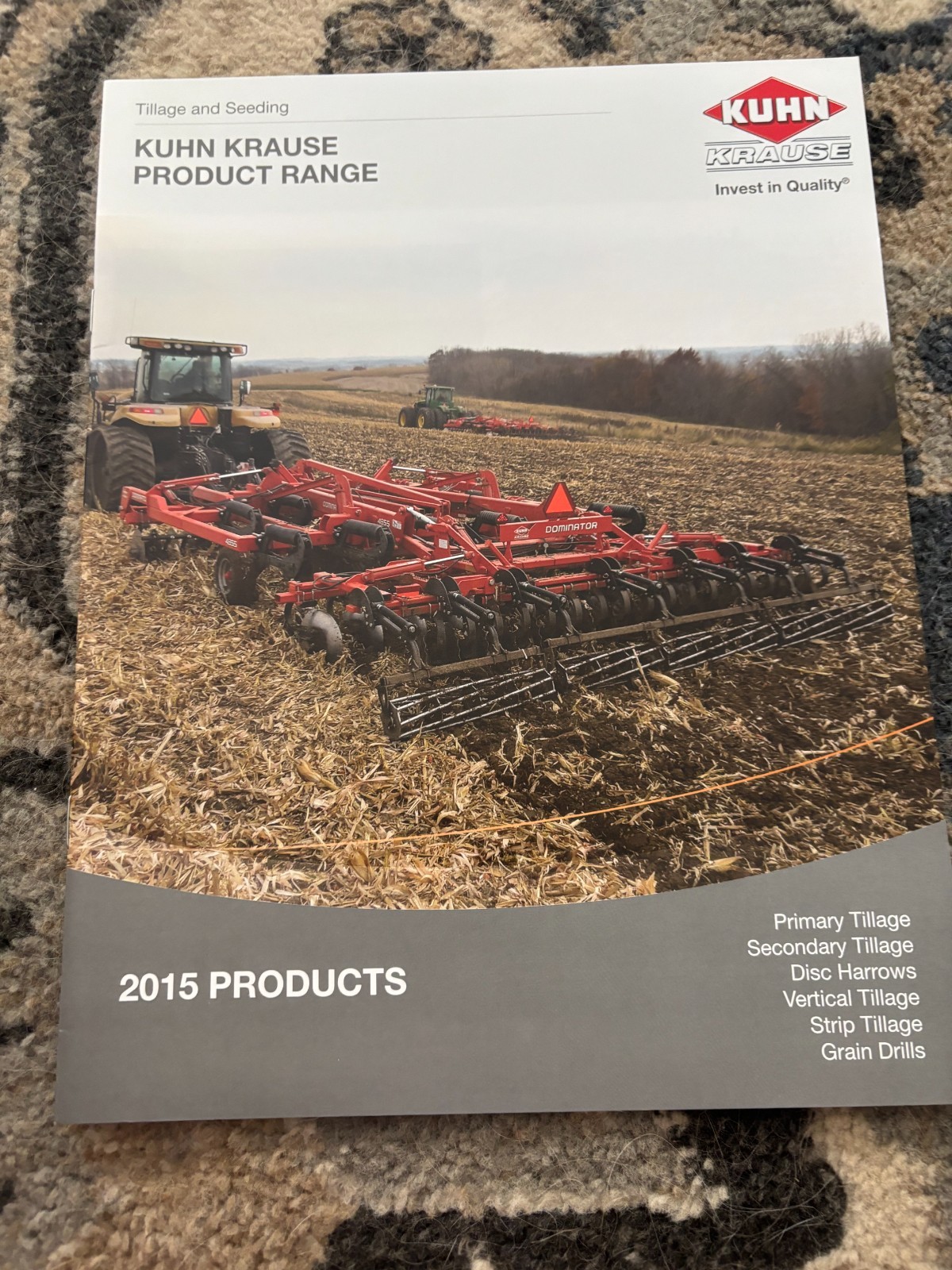 Kuhn Krause Tillage & Seeding Buyers Guide For 2015 Brochure FCCA25