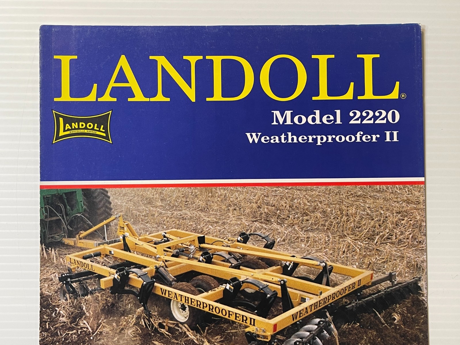 1992 Landoll Model 2220 Weatherproofer II – Original Dealer Sales Brochure